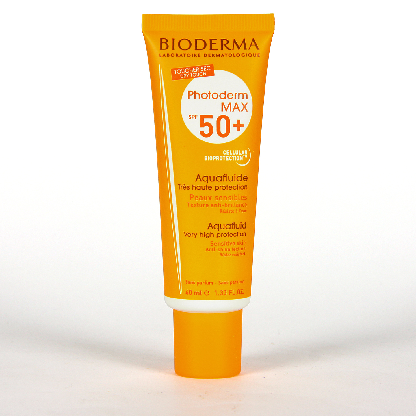 Protector facial incoloro de toque seco Bioderma Photoderm MAX AquaFluide