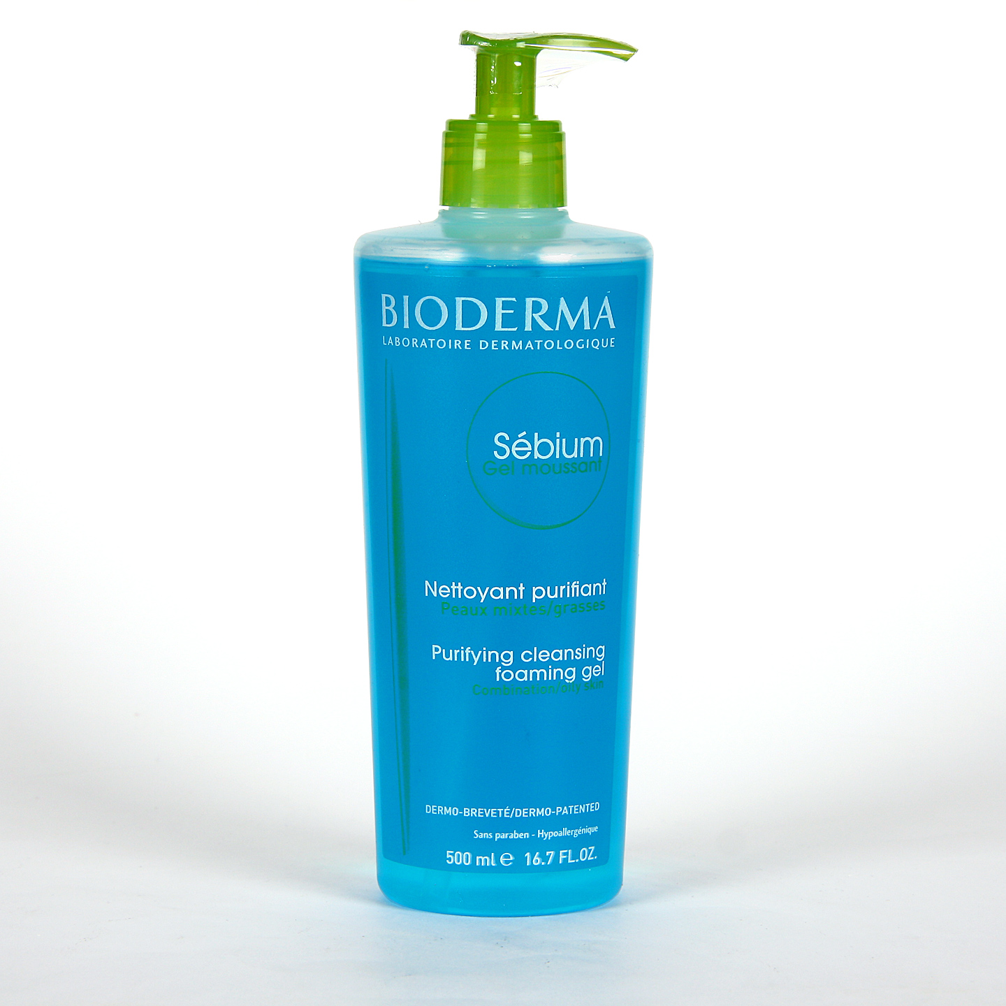 Limpiador para piel grasa y con acné, con acción purificante y antiimperfecciones. Evita la obstrucción de poros Sebium Gel Bioderma