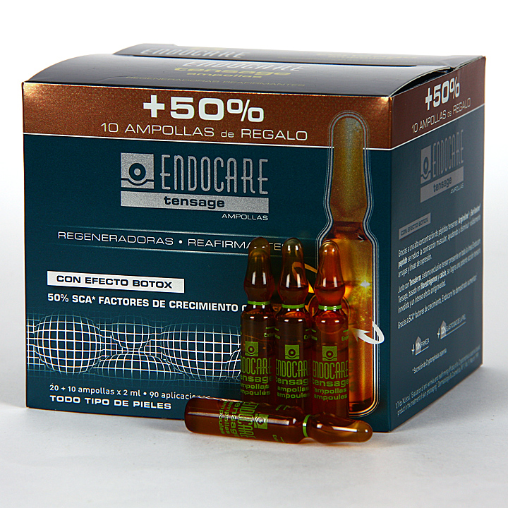 Ampollas Tensage Endocare Pack
