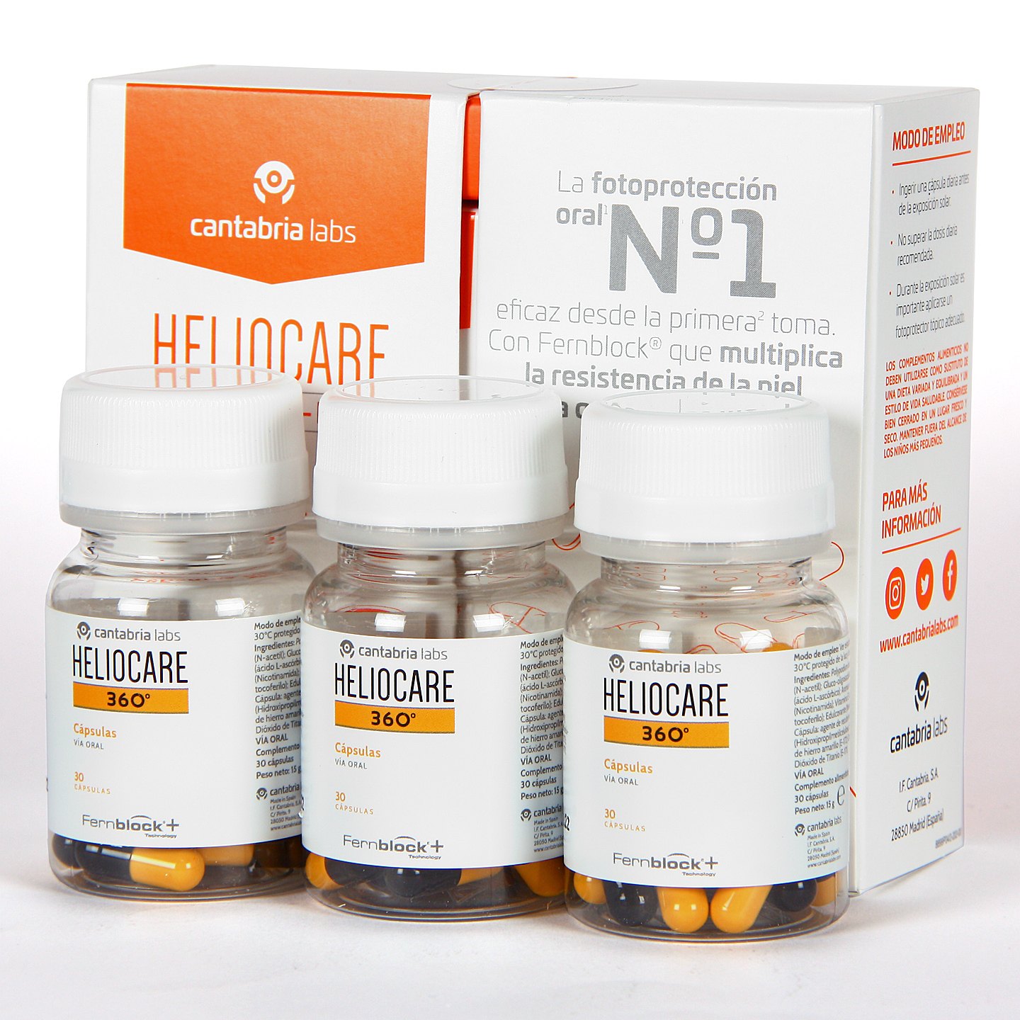 heliocare 360 capsulas oferta descuento promoción