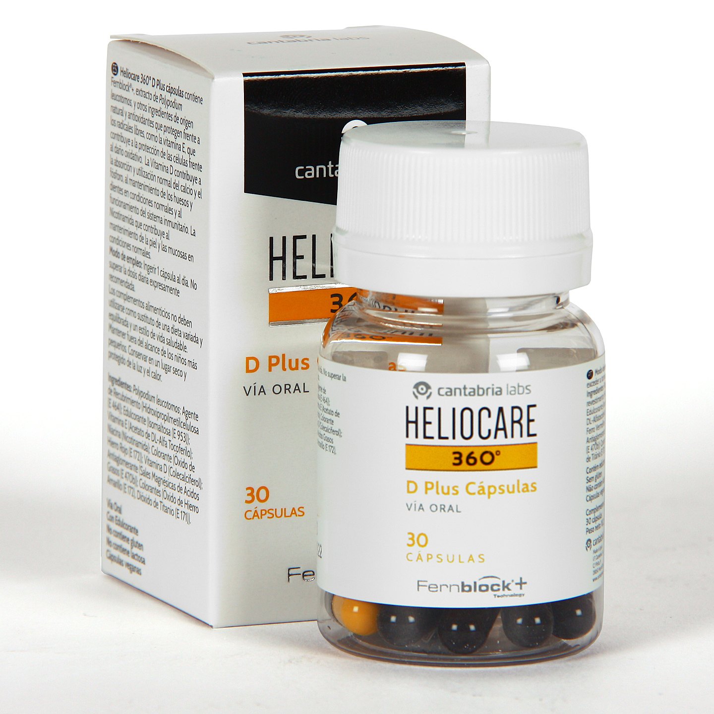 Cápsulas heliocare 360 d plus