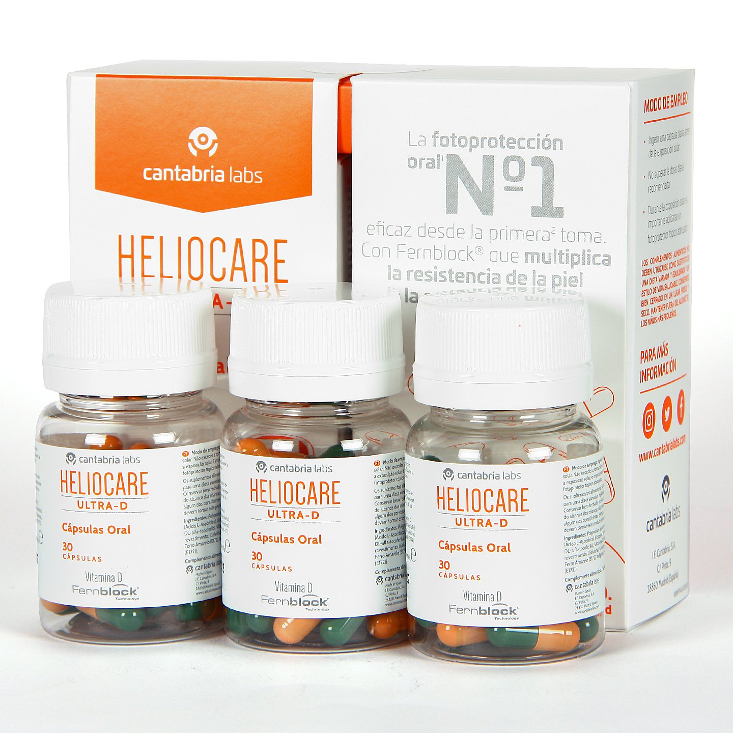 Heliocare Cápsulas Ultra D oferta descuento