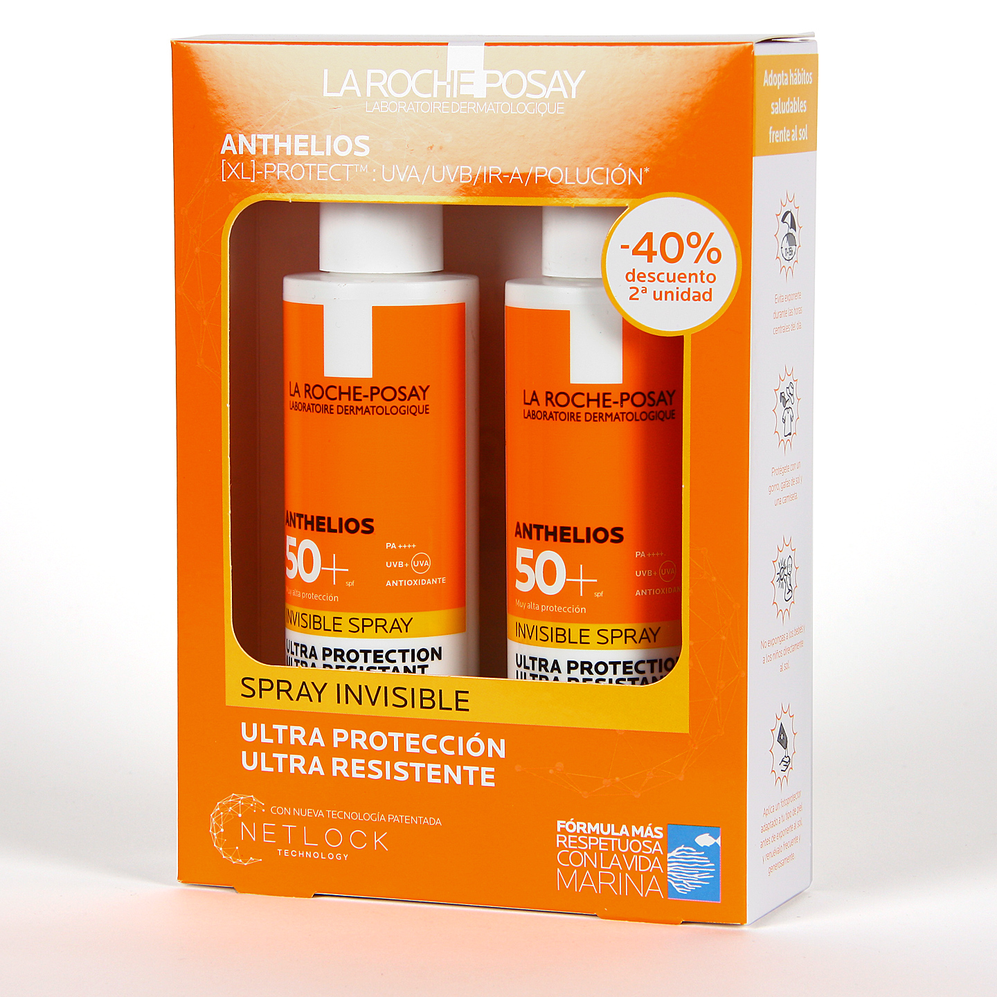 La Roche Posay Anthelios XL Spray Invisible Duplo 2x200 ml