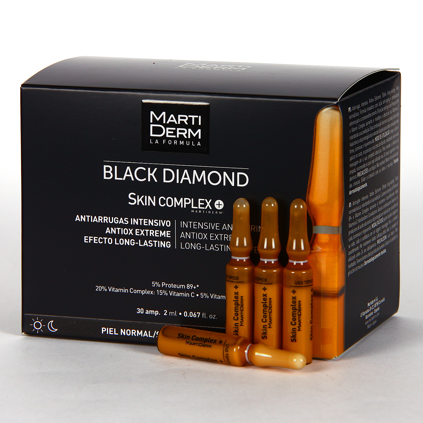 Martiderm Black Diamond Skin Complex 30 ampollas