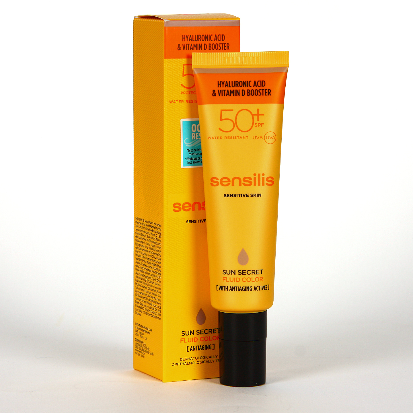 Fotoprotector SPF 50+ con toque de color