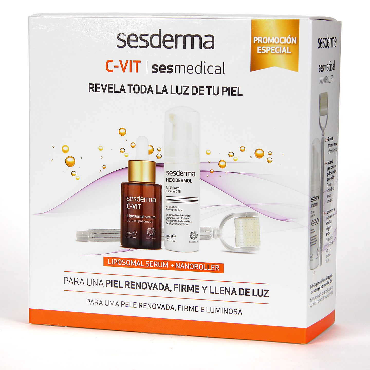 Sesderma Pack Descuento C VIT sesmedical, renovación de la piel